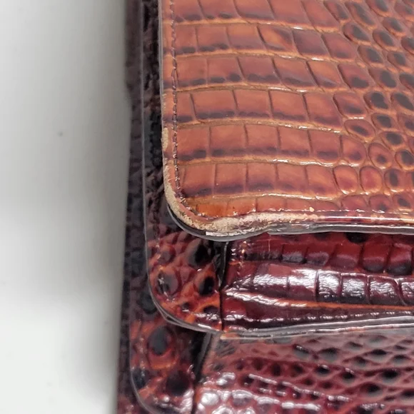 Brahmin Gabriella Rose Gold Provense Satchel Purse. - Picture 12 of 16